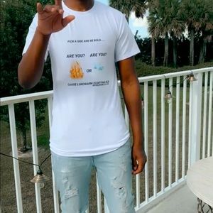 Custom shirts. Sharing the word of God on a shirt!